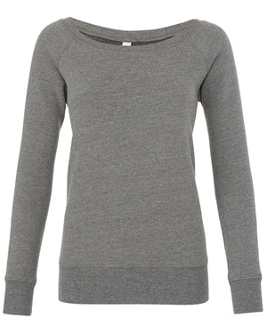 Bella + Canvas Ladies' Sponge Fleece Wide Neck Sweatshirt