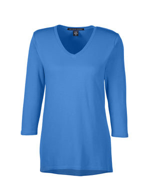 Devon & Jones Ladies' Perfect Fit™ Bracelet-Length V-Neck Top