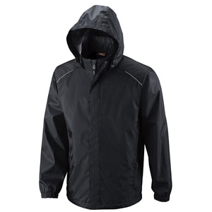 Core365 Climate Lined Waterproof Jacket - Men's AC88185 (Black)