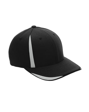 by Flexfit Adult Pro-Formance® Front Sweep Cap - Black