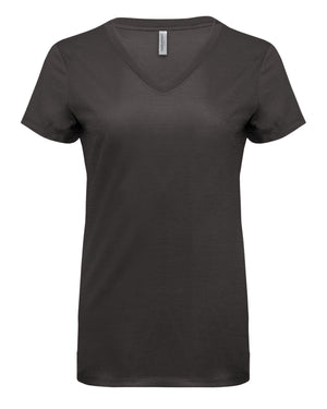 Threadfast Ladies' Liquid Jersey V-Neck T-Shirt