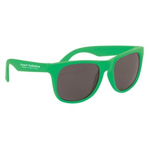 Rubberized Sunglasses - Green