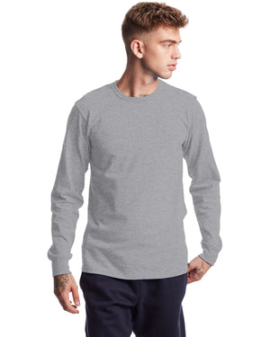 Unisex Heritage Long-Sleeve T-Shirt - Oxford Gray