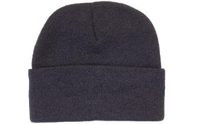 Acrylic Toque with Cuff - Navy Blue