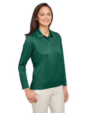 Team 365 Ladies' Zone Performance Long Sleeve Polo