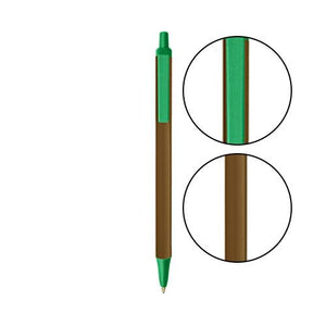 Metallic Brown BIC® Clic Stic® Pen - Metallic Brown With Green