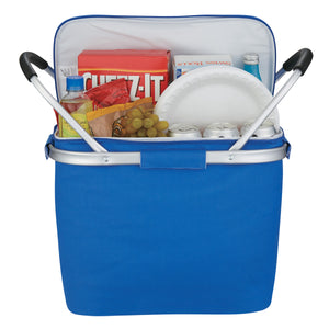 Picnic Fun Collapsible Kooler Basket - Royal Blue