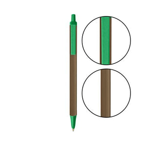 Metallic Sand BIC® Clic Stic® Pen - Metallic Sand With Green