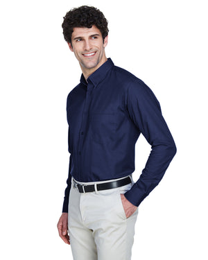 Core365 Men's Tall Operate Long-Sleeve Twill Shirt