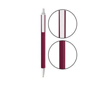 Burgundy BIC® Clic Stic® Pen - Burgundy With White