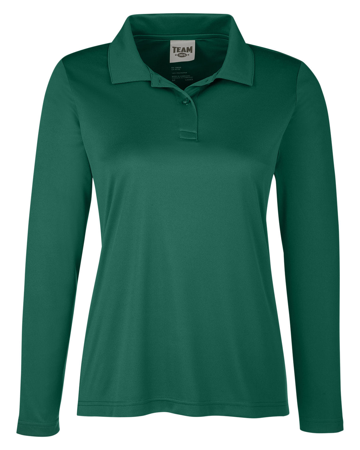 Team 365 Ladies' Zone Performance Long Sleeve Polo