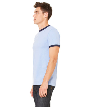 Bella + Canvas Men's Jersey Short-Sleeve Ringer T-Shirt