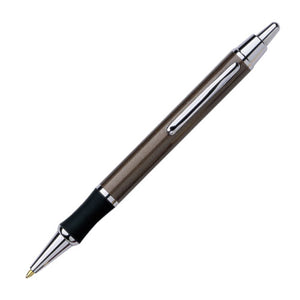 Galaxy Metal Click-Action Promotional Pen - CM1129 - Gun Metal with Silver