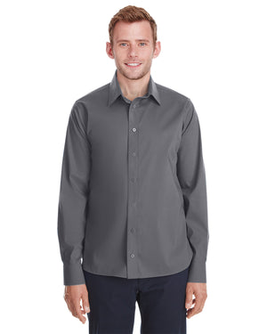 Men's Untucked ™ Crown Collection® Stretch Broadcloth Woven Shirt - Graphite