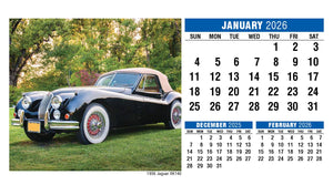 Classic Cars 2026 Promotional Desk Calendar