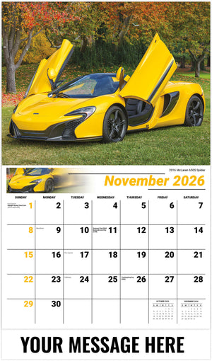 Exotic-Cars 2026 November