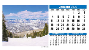 Scenes of America 2026 Promotional Desk Calendar