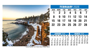 Scenes of America 2026 Promotional Desk Calendar