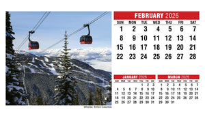 Scenes of Canada 2026 Promotional Desk Calendar