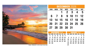 Sun, Sand & Surf 2026 Promotional Desk Calendar