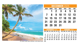 Sun, Sand & Surf 2026 Promotional Desk Calendar