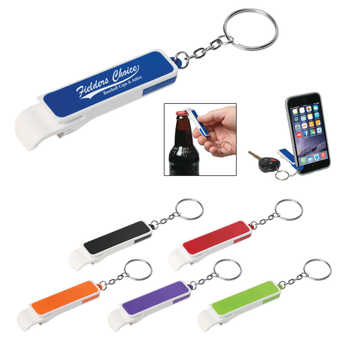 Bottle Opener/Phone Stand Key Chain