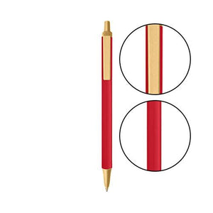 Red BIC® Clic Stic® Pen - Red With Cream