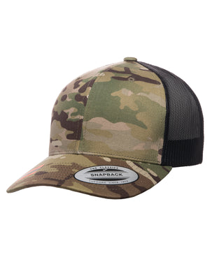 Yupoong YP Classics® Retro Trucker Multicam® Snapback