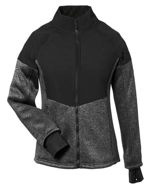 Ladies' Passage Sweater Jacket - Polar Powdr/Blk