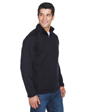 Devon & Jones Adult Bristol Sweater Fleece Quarter-Zip