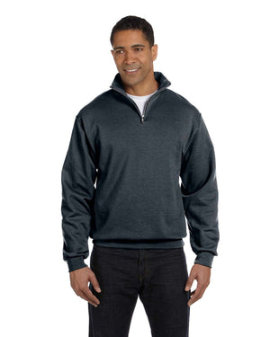 Jerzees Adult 8 oz. NuBlend® Quarter-Zip Cadet Collar Sweatshirt