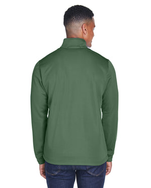 Devon & Jones Men's Newbury Colourblock Mélange Fleece Full-Zip