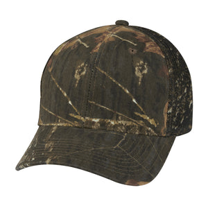 Realtree® And Mossy Oak® Hunter's Retreat Mesh Back Camouflage Cap - Mossy Oak