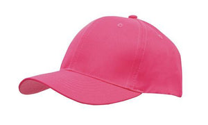 6 Panel Budget Cap - Custom Embroidered - Pink