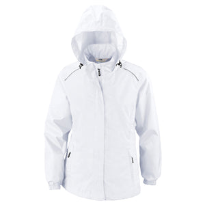 Core365 Climate Lined Waterproof Jacket - Women's AC78185 (White)