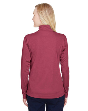 Team 365 Ladies' Zone Sonic Heather Performance Quarter-Zip