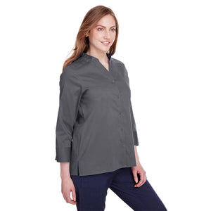 Devon & Jones Ladies' Crown  Collection® Stretch Broadcloth 3/4 Sleeve Blouse