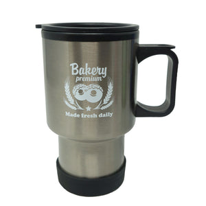 14 Oz. Retro Car Mug - CM2183 - Gun Metal