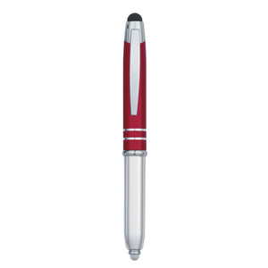 Ballpoint Stylus Pen With Light - Red