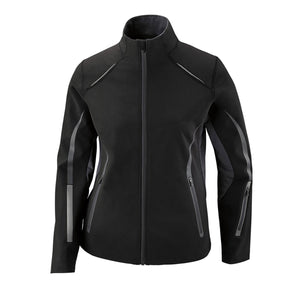 North End Ladies' Pursuit Three-Layer Light Bonded Hybrid Soft Shell Jacket with Laser Perforation