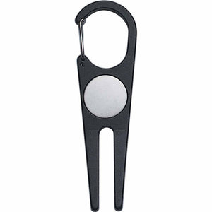 Divot Tool with Ball Marker - Black