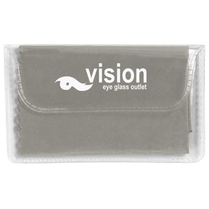 Microfiber Cleaning Cloth In Case - Gray