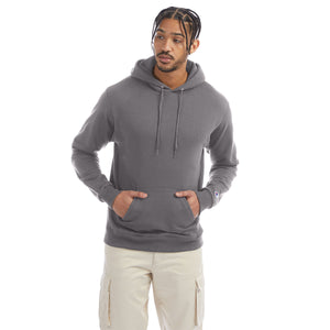 Champion Adult Powerblend® Pullover Hooded Sweatshirt - Stone Gray