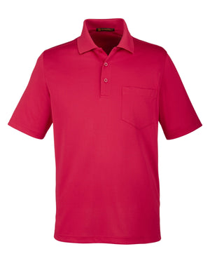 Harriton Men's Advantage Snag Protection Plus IL Pocket Polo