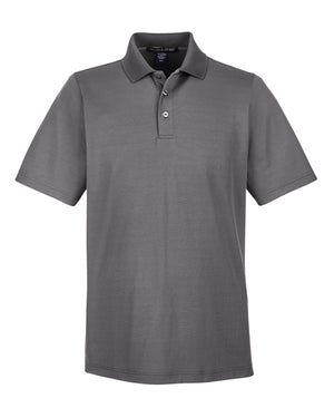 CrownLux Performance™ Men's Plaited Polo - Graphite