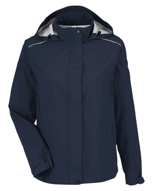 Core365 Ladies' Packable Rain Jacket