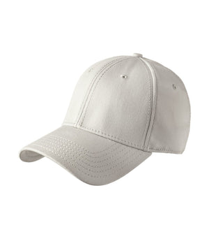 NEW ERA® Structured Stretch Cotton Cap - Custom Embroidered - NE1000 (Stone)