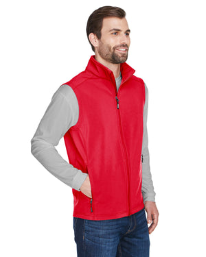 Core365 Men's Cruise Two-Layer Fleece Bonded Soft Shell Vest