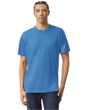 Unisex Triblend Short-Sleeve Track T-Shirt - Athletic Blue