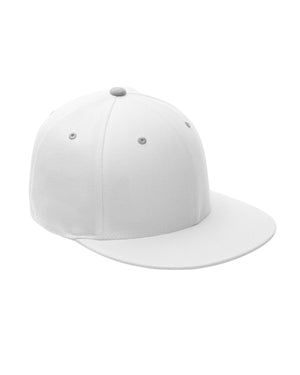 by Flexfit Adult Pro-Formance® Contrast Eyelets Cap - White